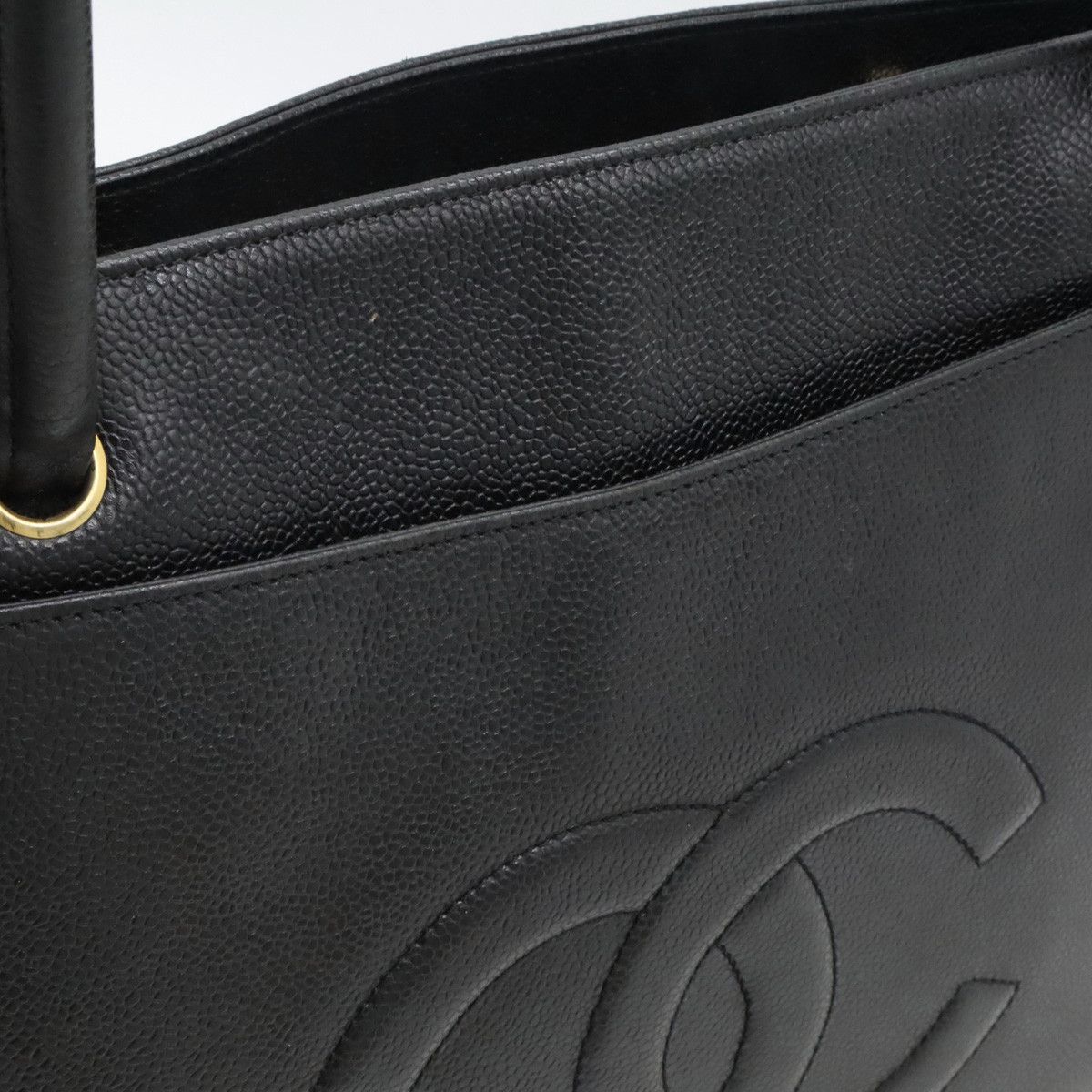 Chanel Chanel Chanel Caviar Skin Coco Mark 2way Tote Bag Leather Shoulder Bag Size ONE SIZE - 8 Thumbnail