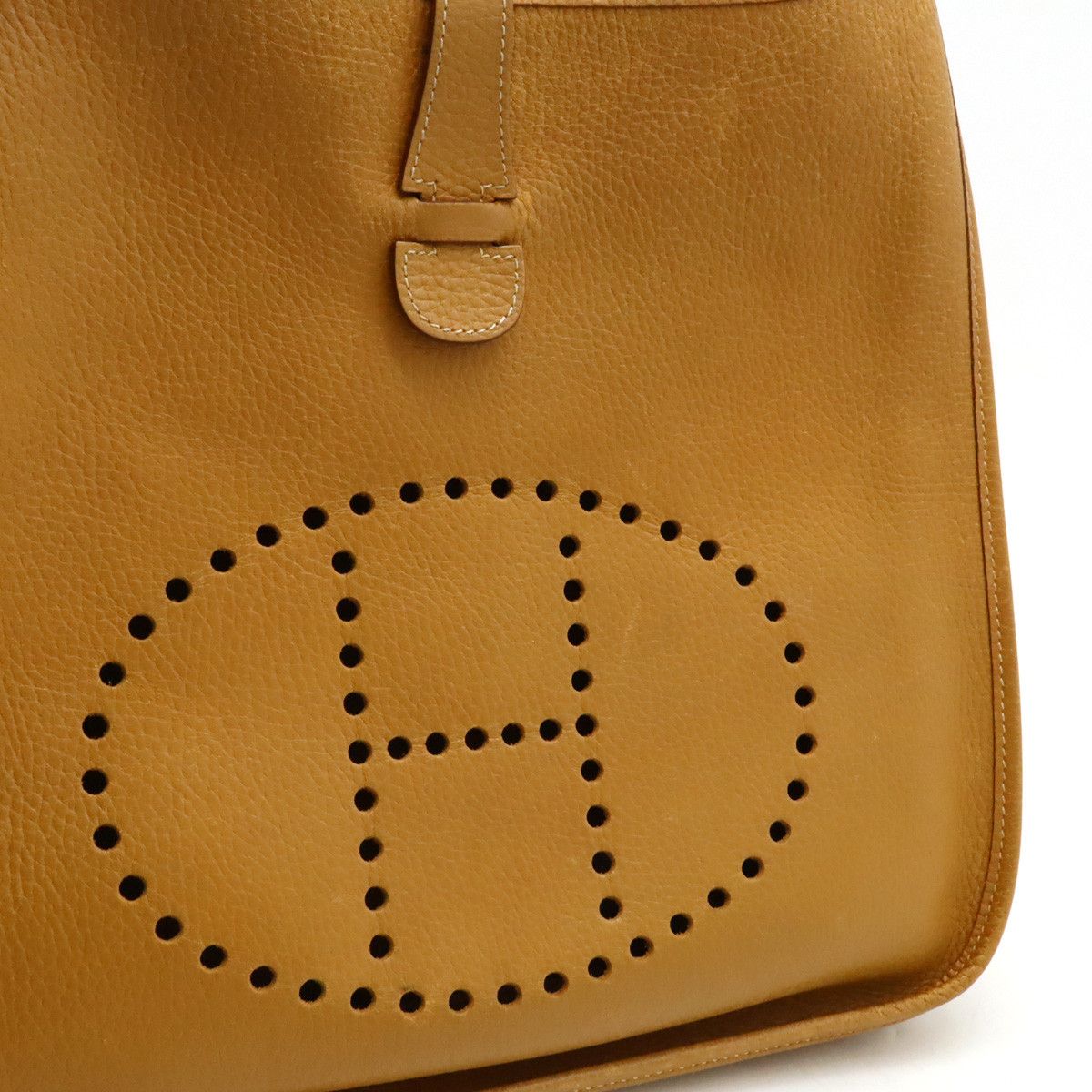 Hermes Hermes Hermes Evelyne GM I Leather Shoulder Bag Brown Leather Shoulder Bag in Very Good Condition Size ONE SIZE - 6 Thumbnail