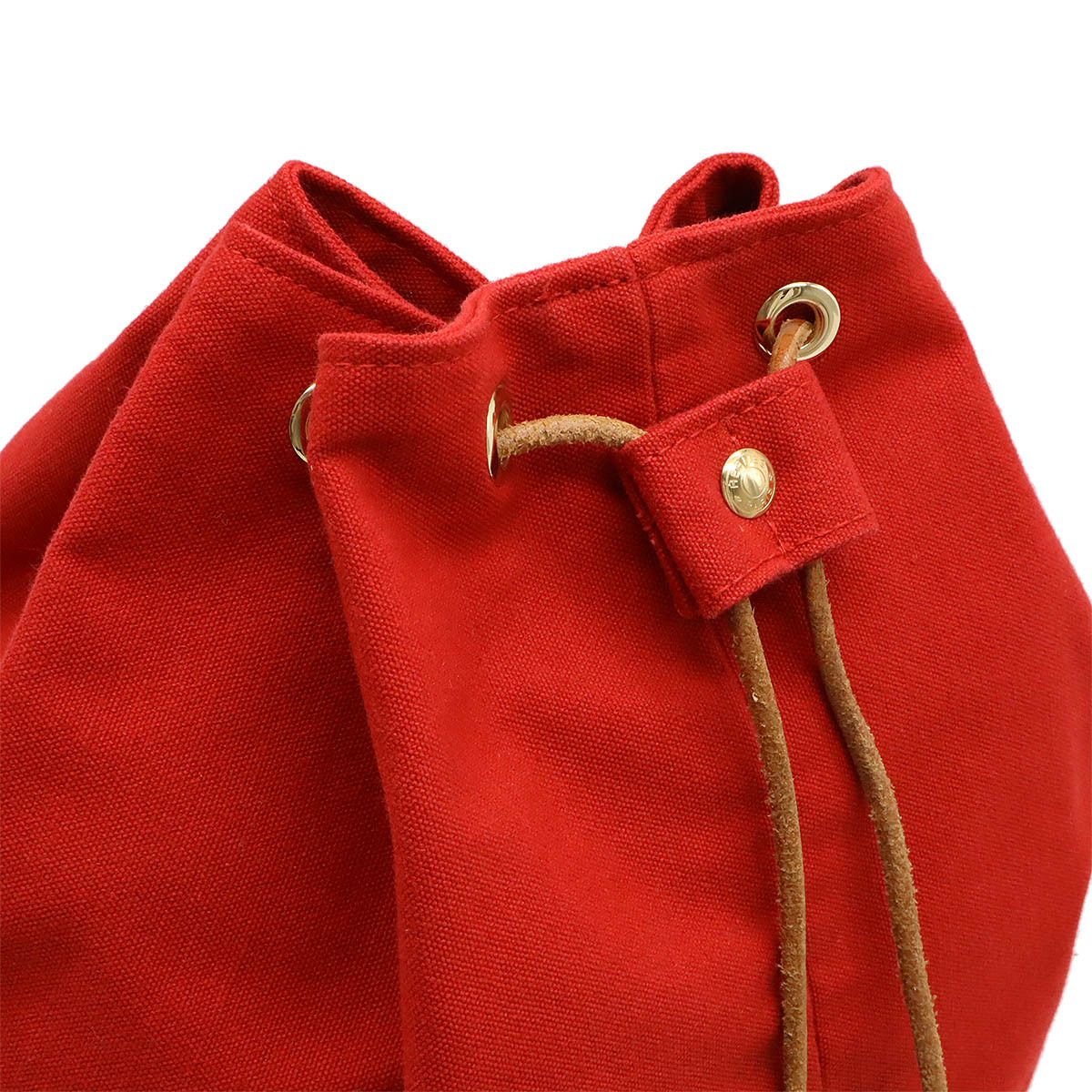Hermes Hermes Hermes Canvas/Leather Polochon Mimile GM Shoulder Bag Canvas Shoulder Bag in Great Condition Size ONE SIZE - 5 Thumbnail