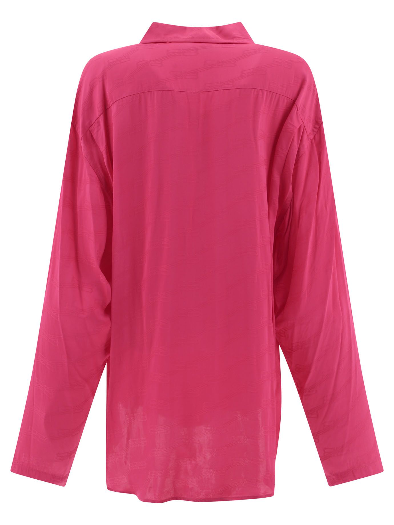 Balenciaga Shirt With Jacquard Logo Size XS / US 0-2 / IT 36-38 - 2 Thumbnail