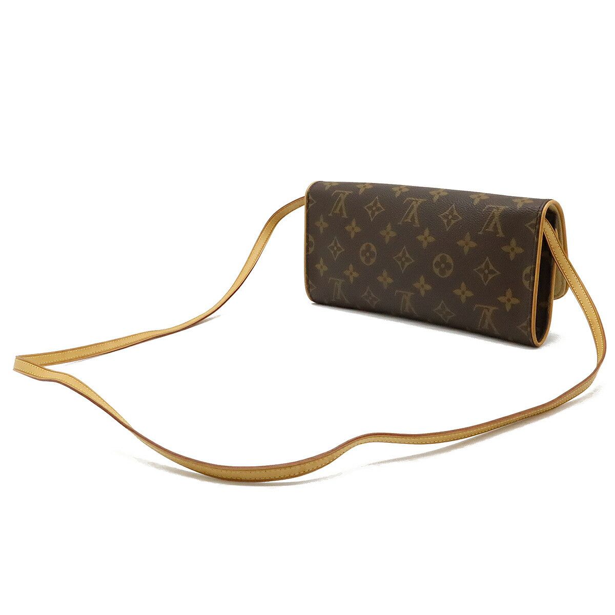 Louis Vuitton Louis Vuitton Louis Vuitton Monogram Pochette Twin GM Shoulder Bag M51852 Canvas Crossbody Bag M51852 in Very Good Condition Size ONE SIZE - 2 Thumbnail