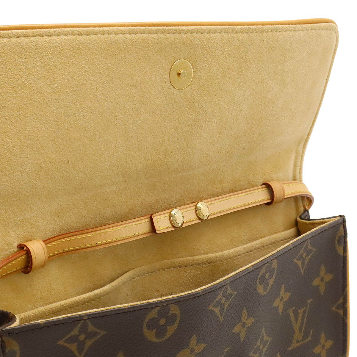 Louis Vuitton Louis Vuitton Louis Vuitton Monogram Pochette Twin GM Shoulder Bag M51852 Canvas Crossbody Bag M51852 in Very Good Condition Size ONE SIZE - 6 Thumbnail