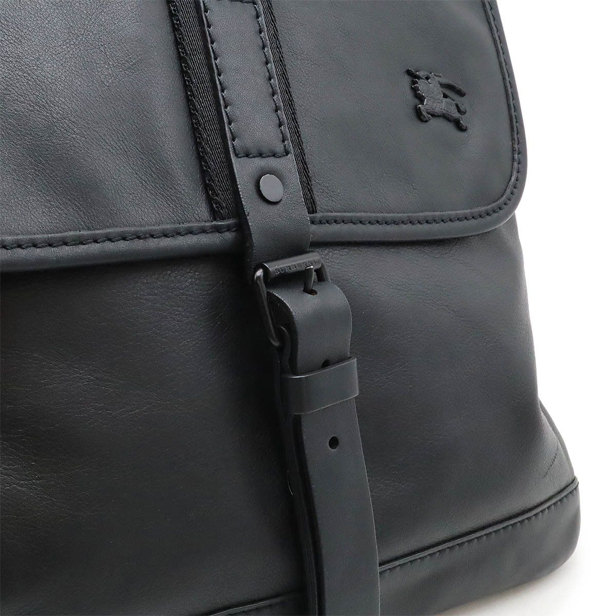 Burberry Burberry Burberry Leather Horse Logo Shoulder Bag Leather Crossbody Bag in Very Good Condition Size ONE SIZE - 6 Thumbnail