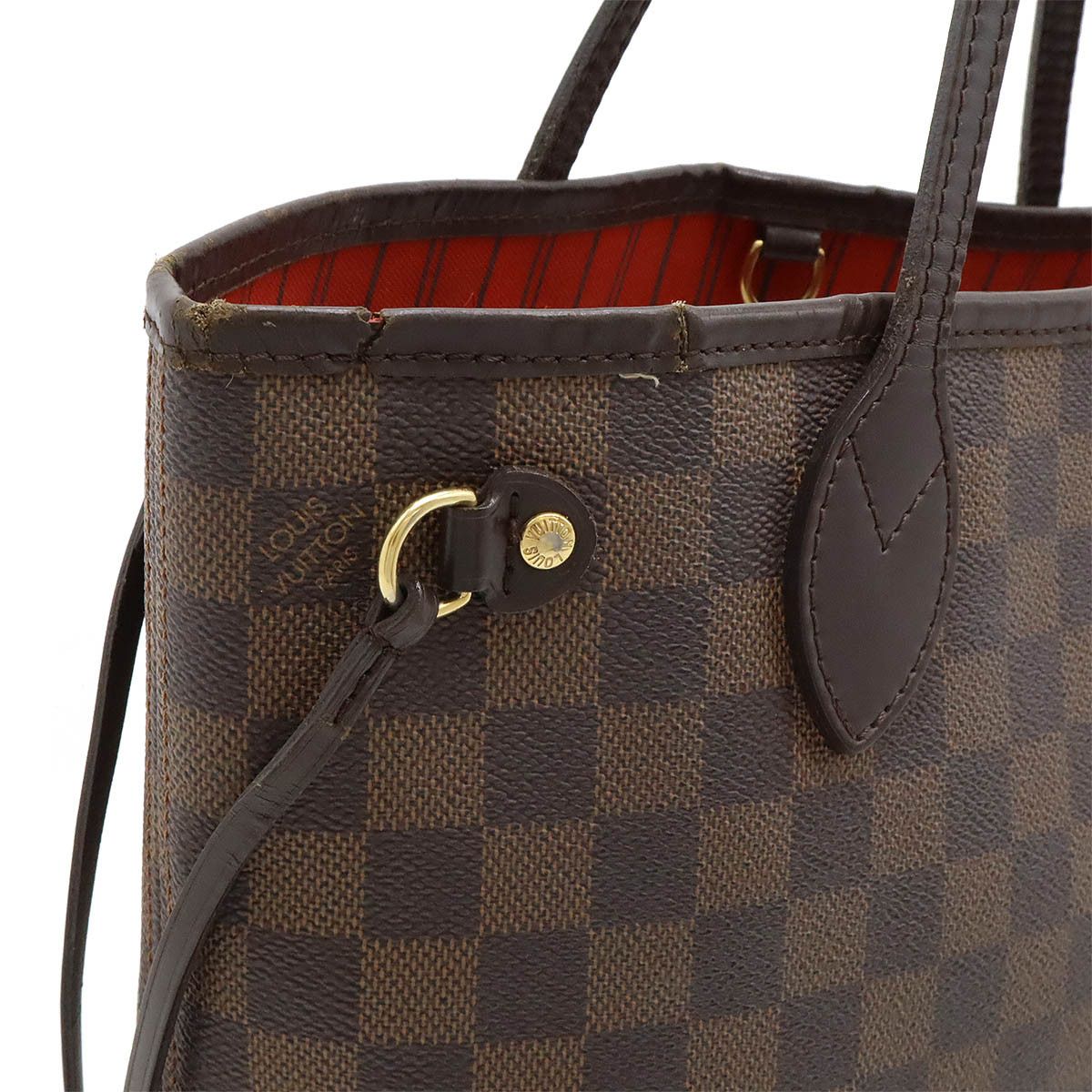 Louis Vuitton Louis Vuitton Louis Vuitton Damier Neverfull PM Tote Bag N51109 Canvas Tote Bag N51109 in Good Condition Size ONE SIZE - 4 Thumbnail