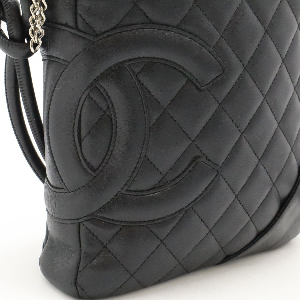 Chanel Chanel Chanel Cambon Line Coco Mark Medium Pochette Shoulder Bag A25178 Leather Crossbody Bag A25178 in Very Good Condition Size ONE SIZE - 9 Thumbnail