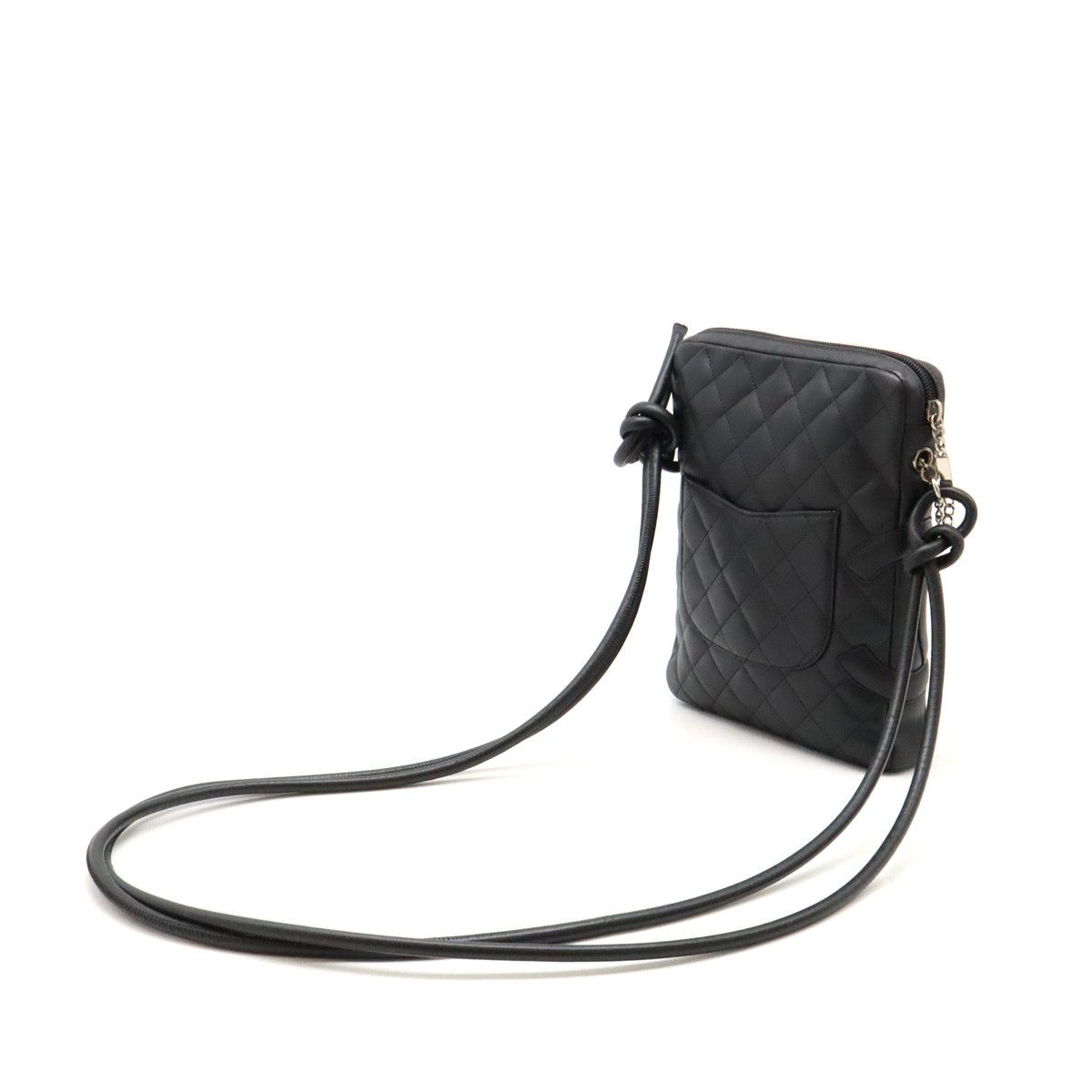 Chanel Chanel Chanel Cambon Line Coco Mark Medium Pochette Shoulder Bag A25178 Leather Crossbody Bag A25178 in Very Good Condition Size ONE SIZE - 2 Thumbnail