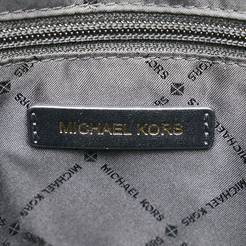 Michael Kors Michael Kors Michael Kors Canvas Leather Logo Tote Bag Canvas Tote Bag in Very Good Condition Size ONE SIZE - 8 Thumbnail