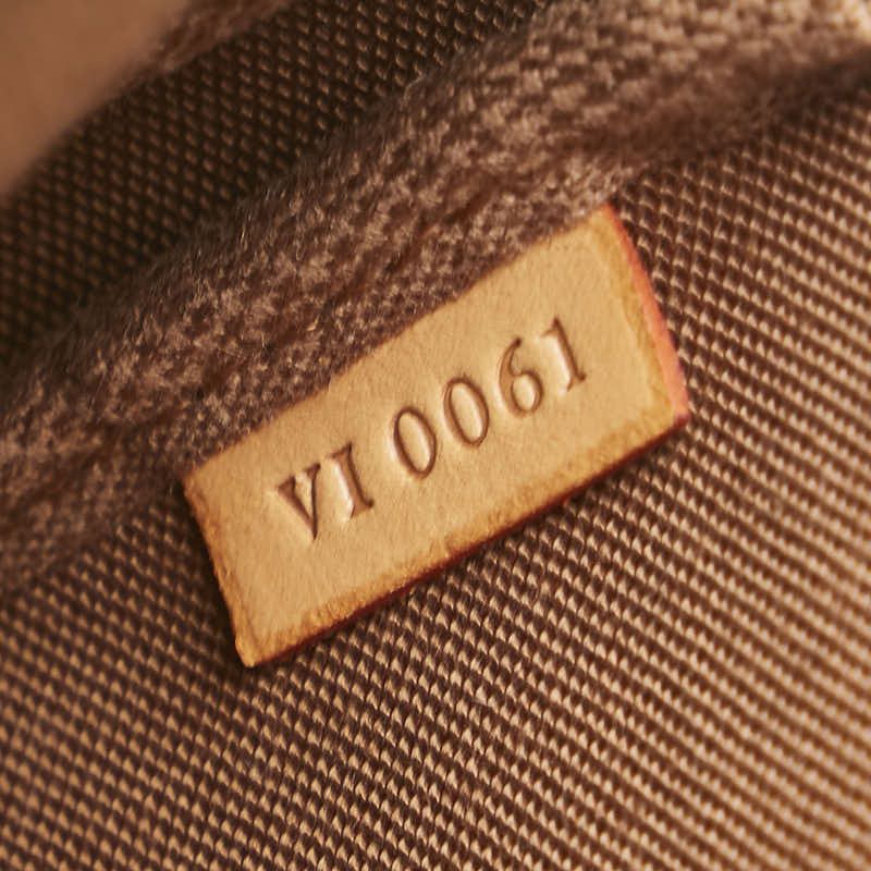 Louis Vuitton Louis Vuitton Louis Vuitton Monogram Pochette Accessoires Handbag M51980 Brown PVC Leather Canvas Clutch Bag M51980 in Very Good Condition Size ONE SIZE - 8 Thumbnail