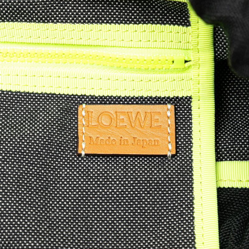 Loewe Loewe Loewe Anagram Denim Cotton Drawstring Backpack Cotton Backpack in Very Good Condition Size ONE SIZE - 7 Thumbnail