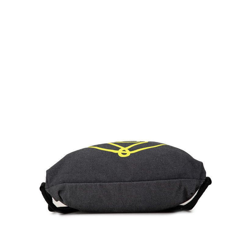 Loewe Loewe Loewe Anagram Denim Cotton Drawstring Backpack Cotton Backpack in Very Good Condition Size ONE SIZE - 4 Thumbnail