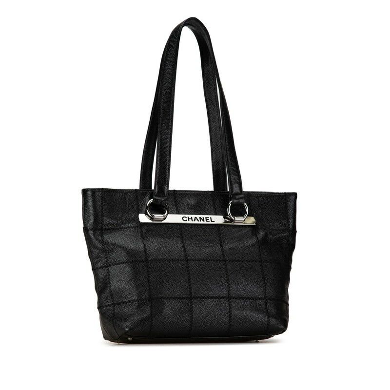 Chanel Chanel Chanel Caviar Skin Chocobar Tote Bag Leather Tote Bag in Very Good Condition Size ONE SIZE - 2 Thumbnail