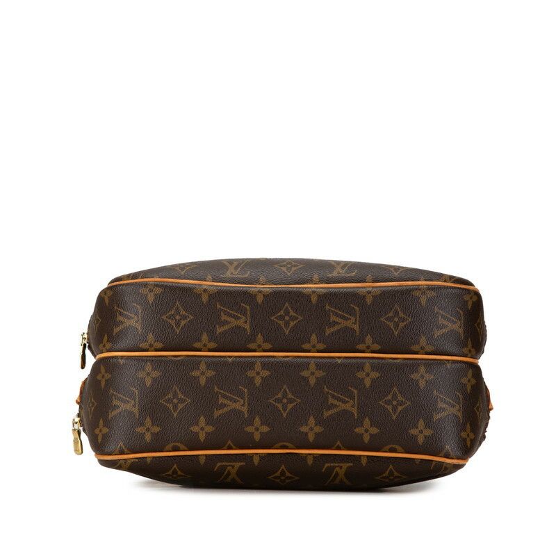Louis Vuitton Louis Vuitton Louis Vuitton Monogram Reporter PM Shoulder Bag M45254 Brown PVC Leather Canvas Crossbody Bag M45254 in Very Good Condition Size ONE SIZE - 4 Thumbnail