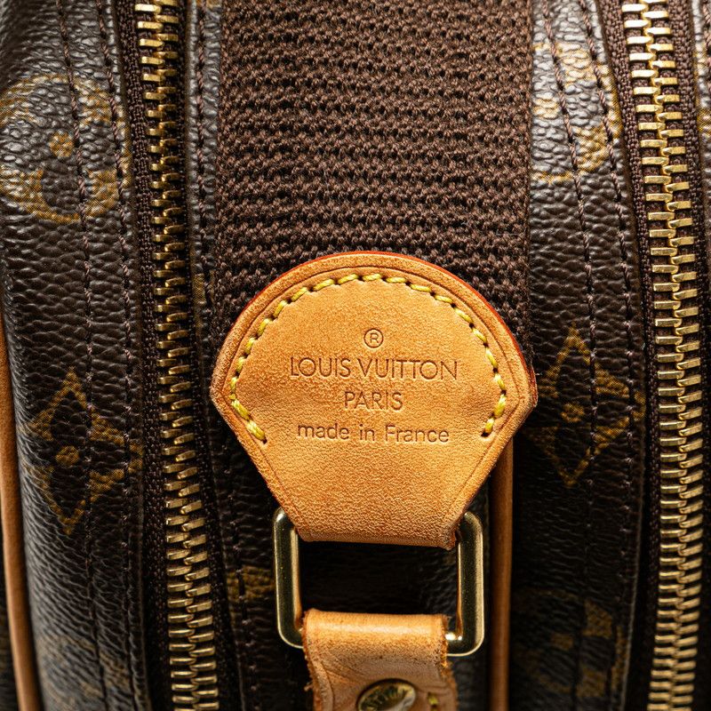 Louis Vuitton Louis Vuitton Louis Vuitton Monogram Reporter PM Shoulder Bag M45254 Brown PVC Leather Canvas Crossbody Bag M45254 in Very Good Condition Size ONE SIZE - 8 Thumbnail