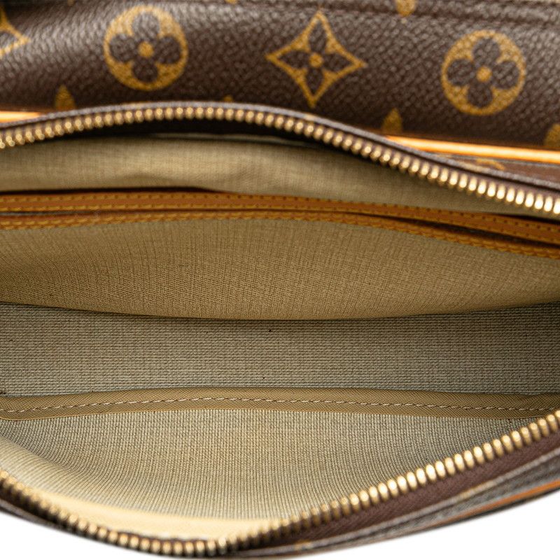 Louis Vuitton Louis Vuitton Louis Vuitton Monogram Reporter PM Shoulder Bag M45254 Brown PVC Leather Canvas Crossbody Bag M45254 in Very Good Condition Size ONE SIZE - 7 Thumbnail