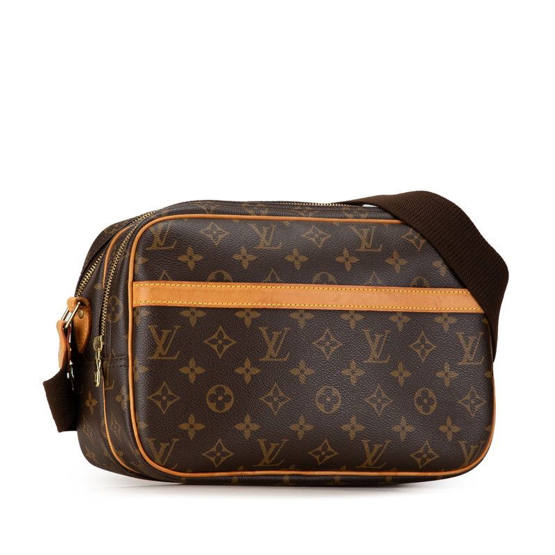 Louis Vuitton Louis Vuitton Louis Vuitton Monogram Reporter PM Shoulder Bag M45254 Brown PVC Leather Canvas Crossbody Bag M45254 in Very Good Condition Size ONE SIZE - 2 Thumbnail