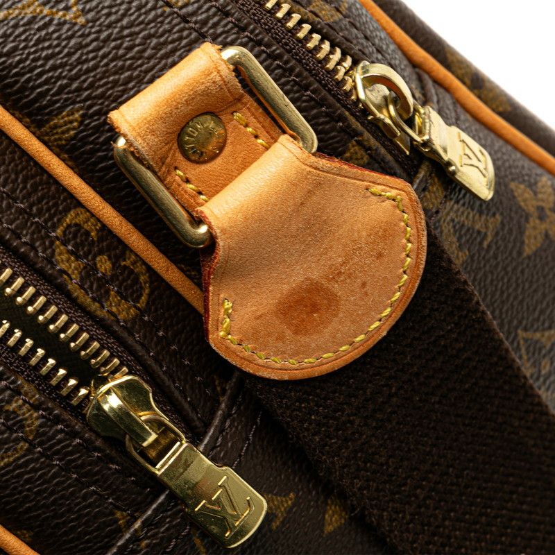 Louis Vuitton Louis Vuitton Louis Vuitton Monogram Reporter PM Shoulder Bag M45254 Brown PVC Leather Canvas Crossbody Bag M45254 in Very Good Condition Size ONE SIZE - 5 Thumbnail