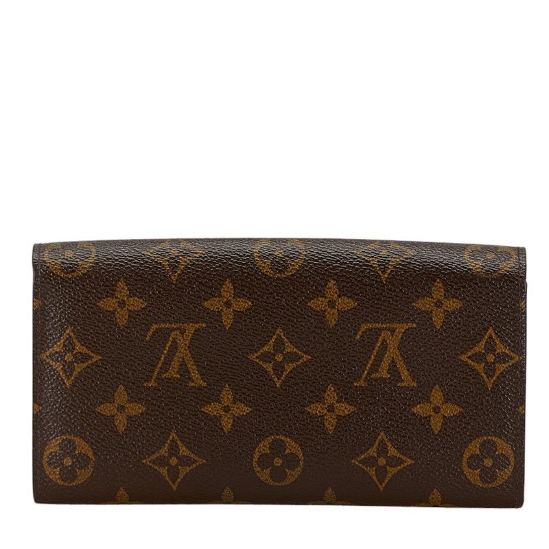 Louis Vuitton Louis Vuitton Louis Vuitton Monogram Sarah Wallet M61734 Brown PVC Leather Canvas Long Wallet M61734 in Very Good Condition Size ONE SIZE - 3 Thumbnail