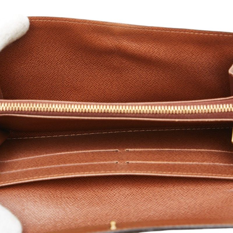 Louis Vuitton Louis Vuitton Louis Vuitton Monogram Sarah Wallet M61734 Brown PVC Leather Canvas Long Wallet M61734 in Very Good Condition Size ONE SIZE - 5 Thumbnail