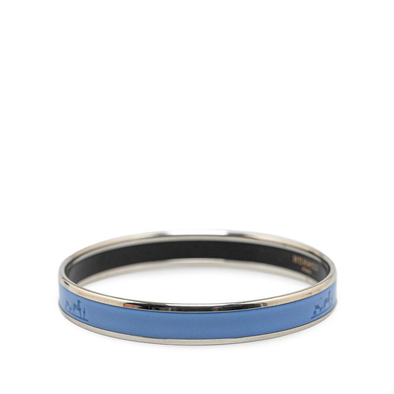 Hermes Hermes Hermes Metal Caleche Bangle Bracelet Metal Bangle in Great Condition Size ONE SIZE - 2 Thumbnail