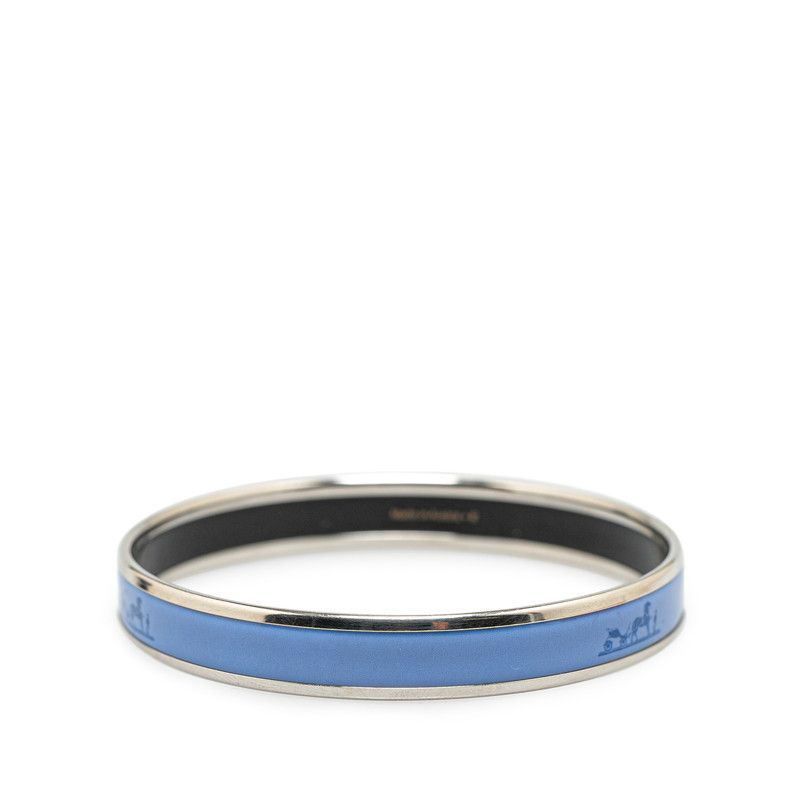 Hermes Hermes Hermes Metal Caleche Bangle Bracelet Metal Bangle in Great Condition Size ONE SIZE - 3 Thumbnail