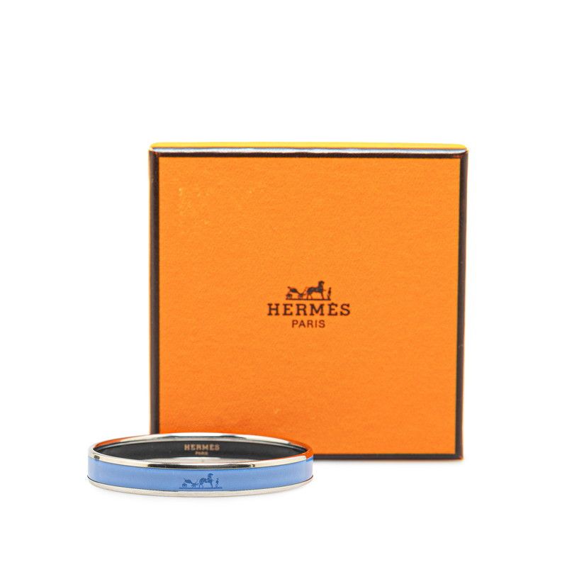 Hermes Hermes Hermes Metal Caleche Bangle Bracelet Metal Bangle in Great Condition Size ONE SIZE - 6 Thumbnail