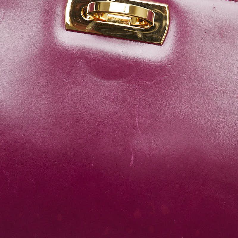 Salvatore Ferragamo Salvatore Ferragamo Salvatore Ferragamo Gancini Leather Chain Shoulder Bag BV-210587 Leather Crossbody Bag BV-210587 in Very Good Condition Size ONE SIZE - 5 Thumbnail