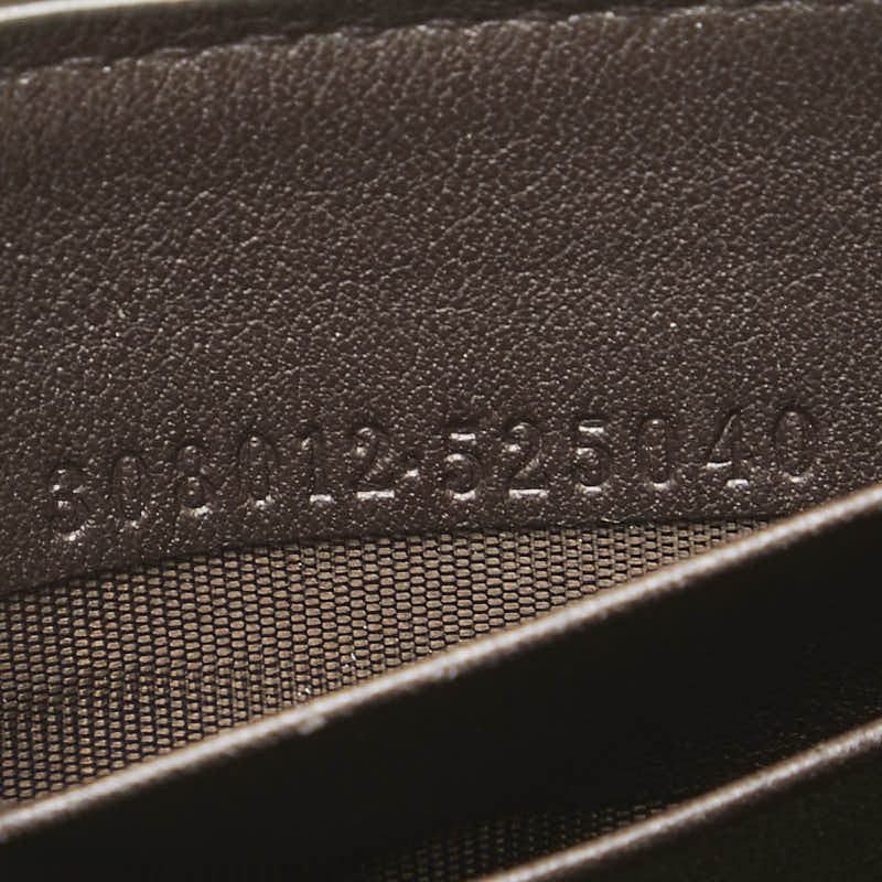 Gucci Gucci Gucci GG Canvas Interlocking G Long Wallet 308012 Beige Brown Canvas Long Wallet 308012 in Very Good Condition Size ONE SIZE - 8 Thumbnail