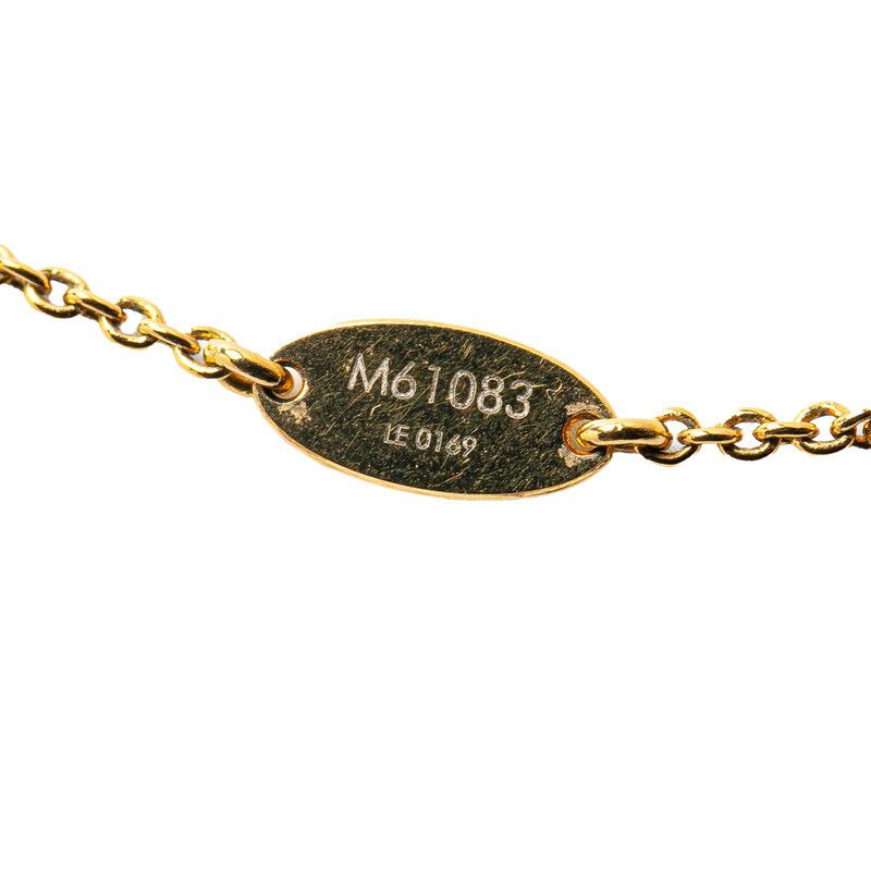 Louis Vuitton Louis Vuitton Louis Vuitton Essential V Necklace M61083 Gold Plated Metal Necklace M61083 in Very Good Condition Size ONE SIZE - 5 Thumbnail