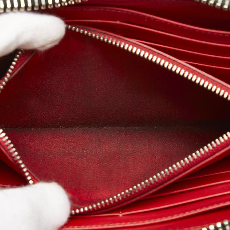 Christian Louboutin Christian Louboutin Christian Louboutin White Leather Studded Long Wallet Leather Long Wallet in Very Good Condition Size ONE SIZE - 10 Thumbnail