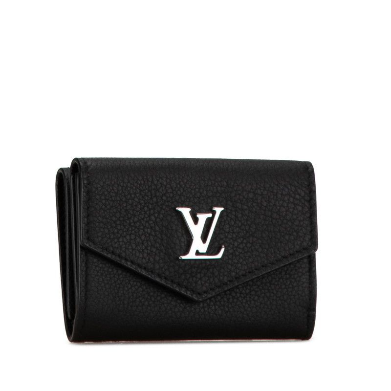 Louis Vuitton Louis Vuitton Louis Vuitton Leather Portefeuille Lockmini Trifold Wallet M63921 Leather Short Wallet M63921 in Great Condition Size ONE SIZE - 2 Thumbnail