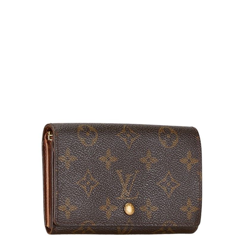 Louis Vuitton Louis Vuitton Louis Vuitton Monogram Bifold Wallet M61730 Brown PVC Leather Canvas Short Wallet M61730 in Very Good Condition Size ONE SIZE - 2 Thumbnail