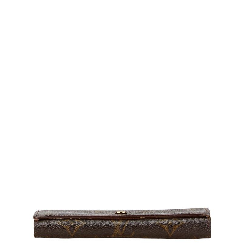 Louis Vuitton Louis Vuitton Louis Vuitton Monogram Bifold Wallet M61730 Brown PVC Leather Canvas Short Wallet M61730 in Very Good Condition Size ONE SIZE - 4 Thumbnail