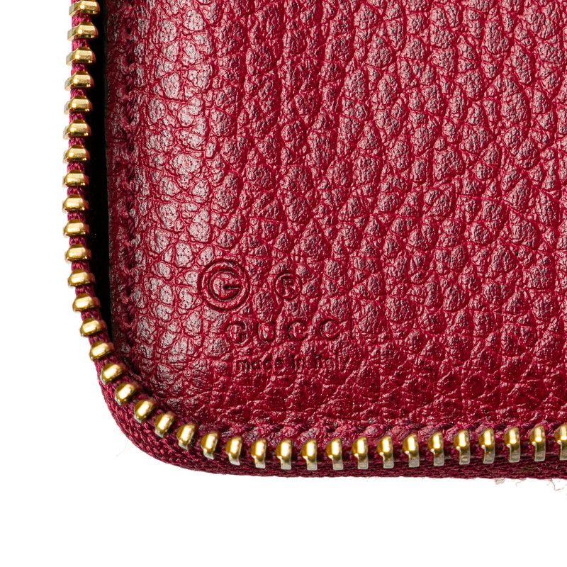Gucci Gucci Gucci Leather Round Zipper Long Wallet 420113 Leather Long Wallet 420113 in Very Good Condition Size ONE SIZE - 9 Thumbnail