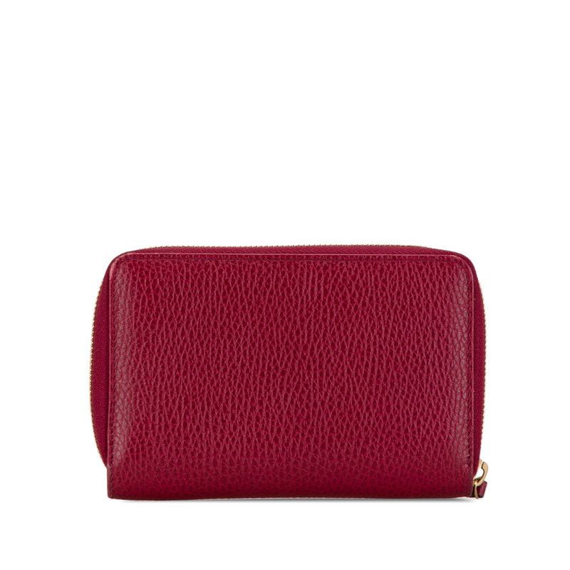 Gucci Gucci Gucci Leather Round Zipper Long Wallet 420113 Leather Long Wallet 420113 in Very Good Condition Size ONE SIZE - 3 Thumbnail