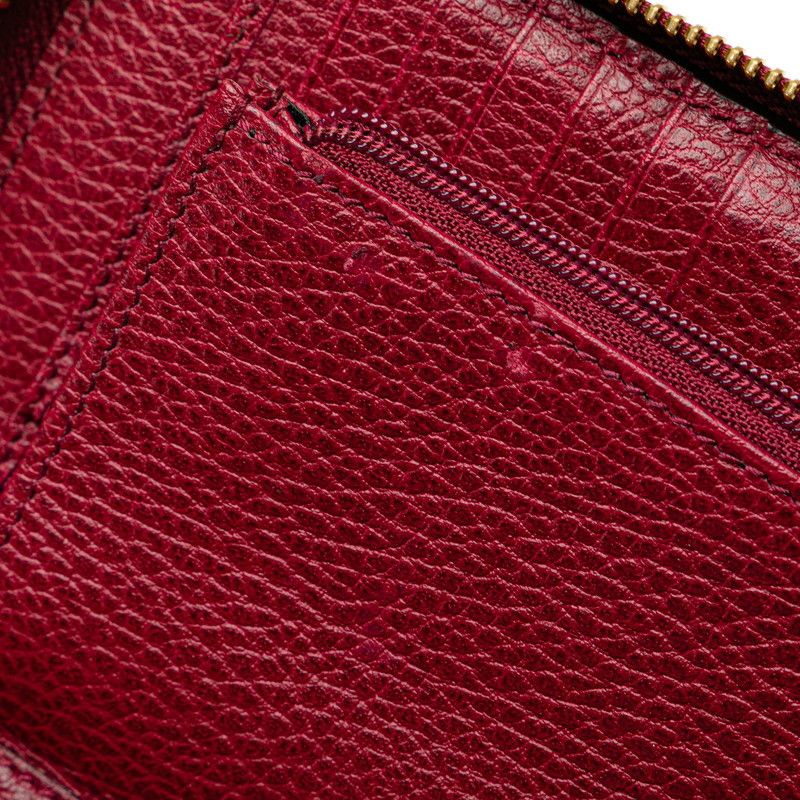 Gucci Gucci Gucci Leather Round Zipper Long Wallet 420113 Leather Long Wallet 420113 in Very Good Condition Size ONE SIZE - 5 Thumbnail