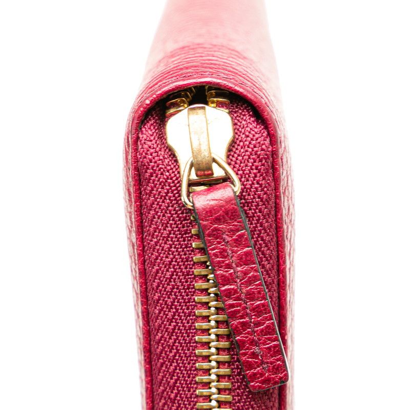 Gucci Gucci Gucci Leather Round Zipper Long Wallet 420113 Leather Long Wallet 420113 in Very Good Condition Size ONE SIZE - 6 Thumbnail