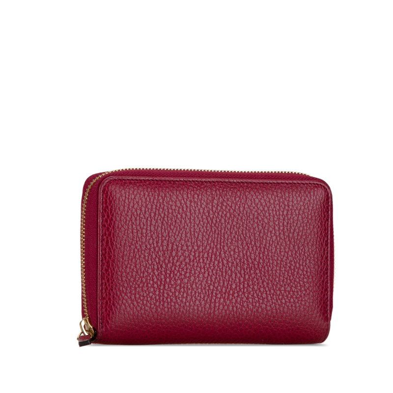 Gucci Gucci Gucci Leather Round Zipper Long Wallet 420113 Leather Long Wallet 420113 in Very Good Condition Size ONE SIZE - 2 Thumbnail