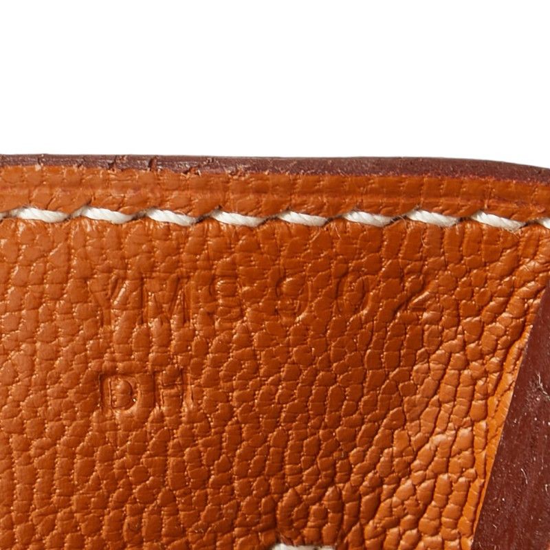 Hermes Hermes Hermes Birkin 30 Handbag Gold Brown Leather Handbag in Very Good Condition Size ONE SIZE - 8 Thumbnail