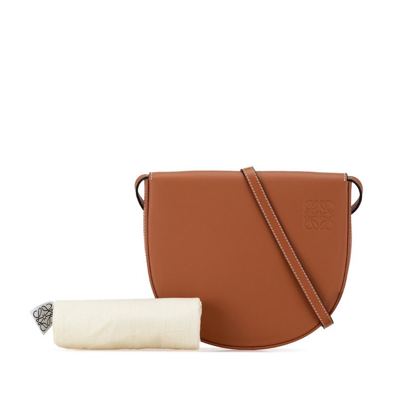 Loewe Loewe Loewe Anagram Leather Shoulder Bag Brown Leather Crossbody Bag in Great Condition Size ONE SIZE - 8 Thumbnail