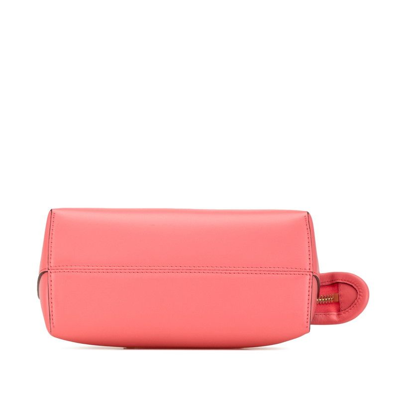 Fendi Fendi Fendi By The Way Mini Handbag 2WAY 8BS067 Pink Calf Leather Leather Handbag 8BS067 in Excellent Condition Size ONE SIZE - 5 Thumbnail