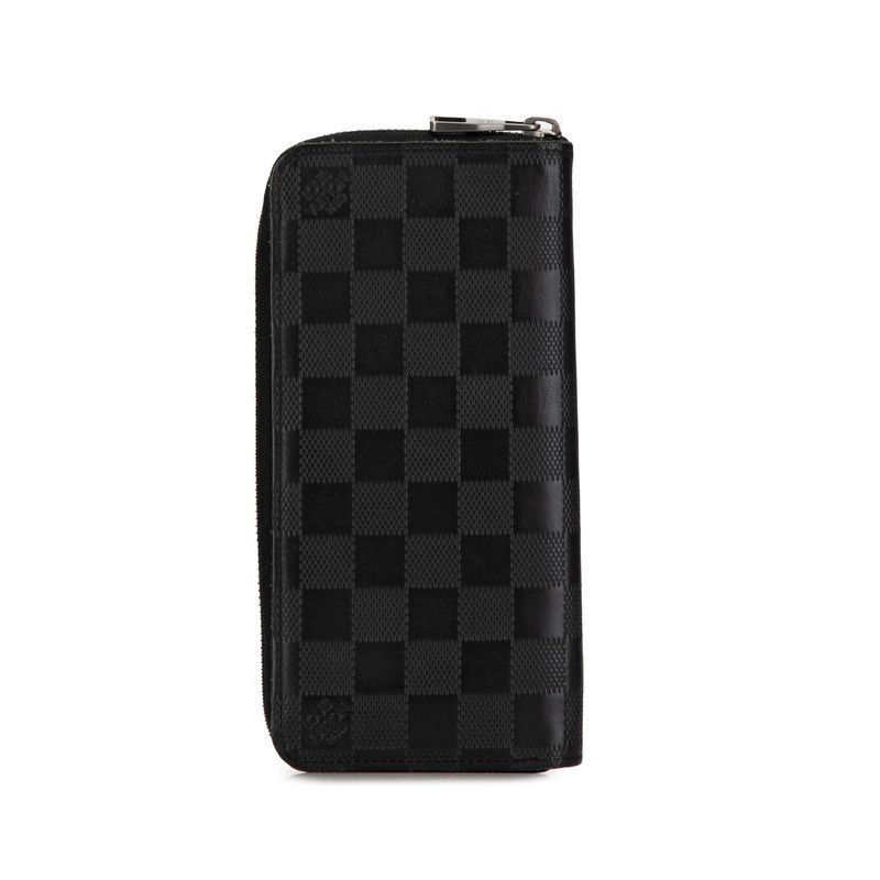Louis Vuitton Louis Vuitton Louis Vuitton Damier Graphite Zippy Wallet Vertical N63095 Canvas Long Wallet N63095 in Very Good Condition Size ONE SIZE - 3 Thumbnail