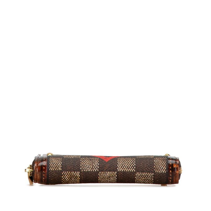 Louis Vuitton Louis Vuitton Louis Vuitton Damier Zippy Coin Purse M52745 Brown PVC Leather Canvas Coin Case M52745 in Very Good Condition Size ONE SIZE - 4 Thumbnail