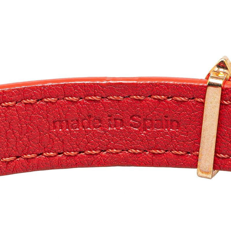 Louis Vuitton Louis Vuitton Louis Vuitton Monogram Flower Leather Bracelet M6535 Leather Bracelet M6535 in Very Good Condition Size ONE SIZE - 6 Thumbnail