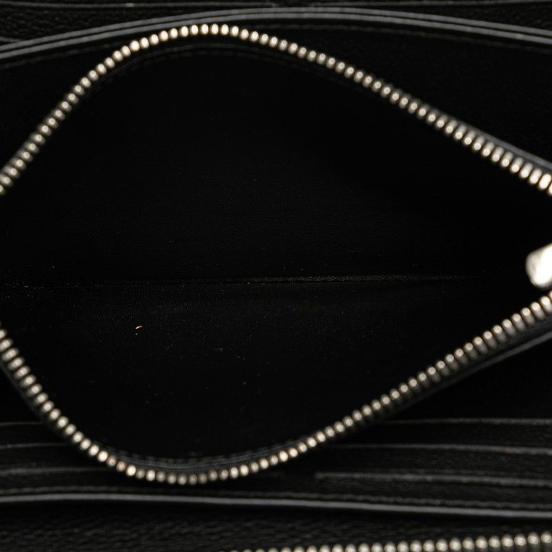 Louis Vuitton Louis Vuitton Louis Vuitton Zippy Lockme Long Wallet M62622 Black Leather Leather Long Wallet M62622 in Very Good Condition Size ONE SIZE - 7 Thumbnail
