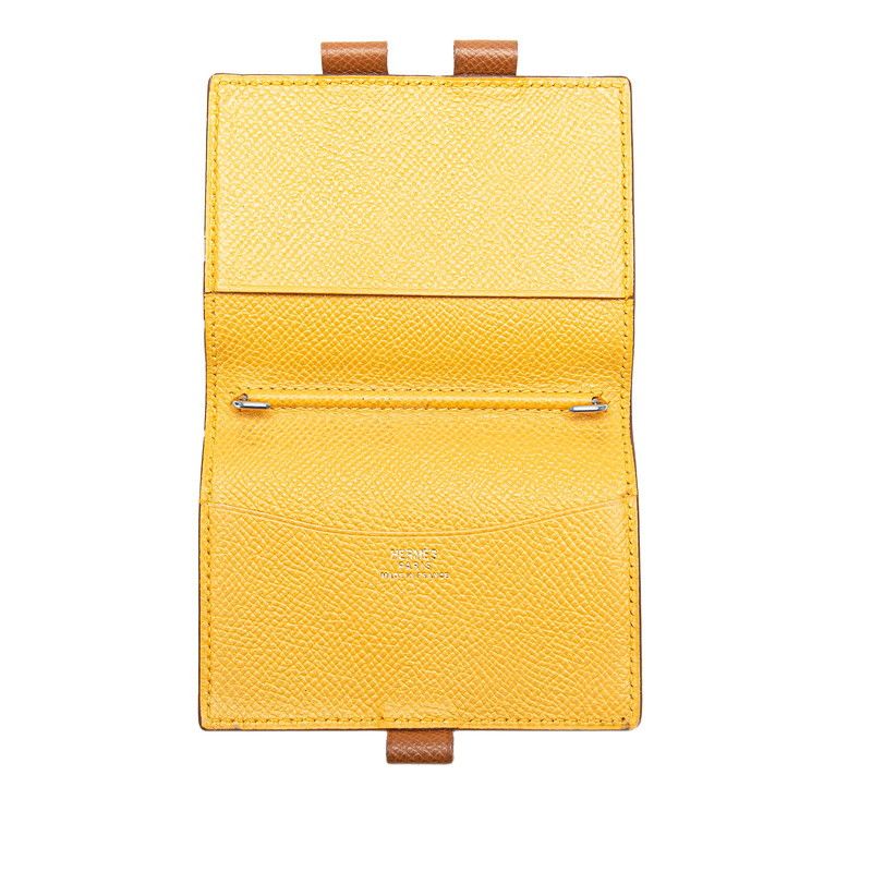Hermes Hermes Hermes Agenda Mini Notebook Cover Brown Vaux Epson Leather Notebook Cover in Very Good Condition Size ONE SIZE - 5 Thumbnail