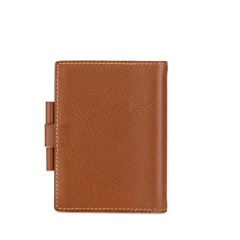 Hermes Hermes Hermes Agenda Mini Notebook Cover Brown Vaux Epson Leather Notebook Cover in Very Good Condition Size ONE SIZE - 3 Thumbnail
