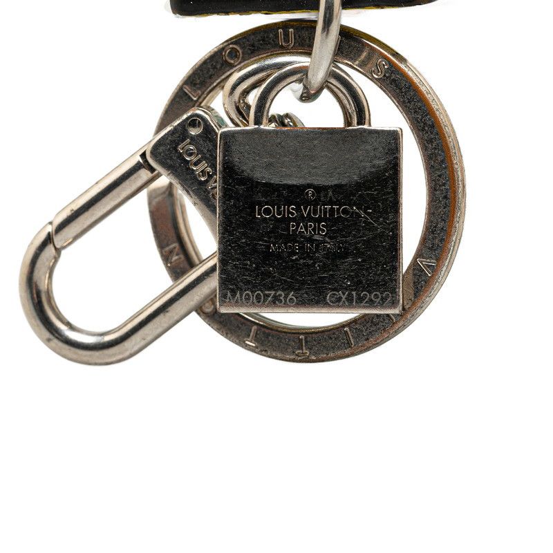Louis Vuitton Louis Vuitton Louis Vuitton Damier Stripe Gradient Charm Key Holder M00736 Canvas Key Holder M00736 in Very Good Condition Size ONE SIZE - 6 Thumbnail