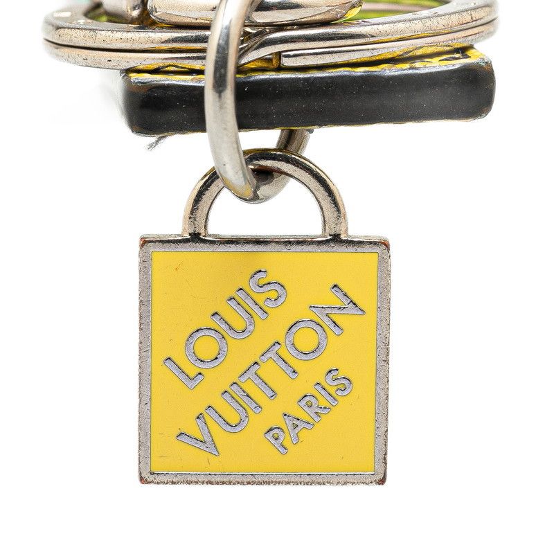 Louis Vuitton Louis Vuitton Louis Vuitton Damier Stripe Gradient Charm Key Holder M00736 Canvas Key Holder M00736 in Very Good Condition Size ONE SIZE - 5 Thumbnail