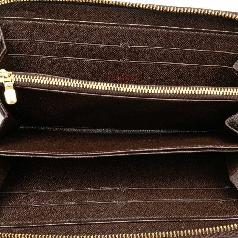 Louis Vuitton Louis Vuitton Louis Vuitton Damier Zippy Wallet N41661 Brown PVC Canvas Long Wallet N41661 in Very Good Condition Size ONE SIZE - 6 Thumbnail