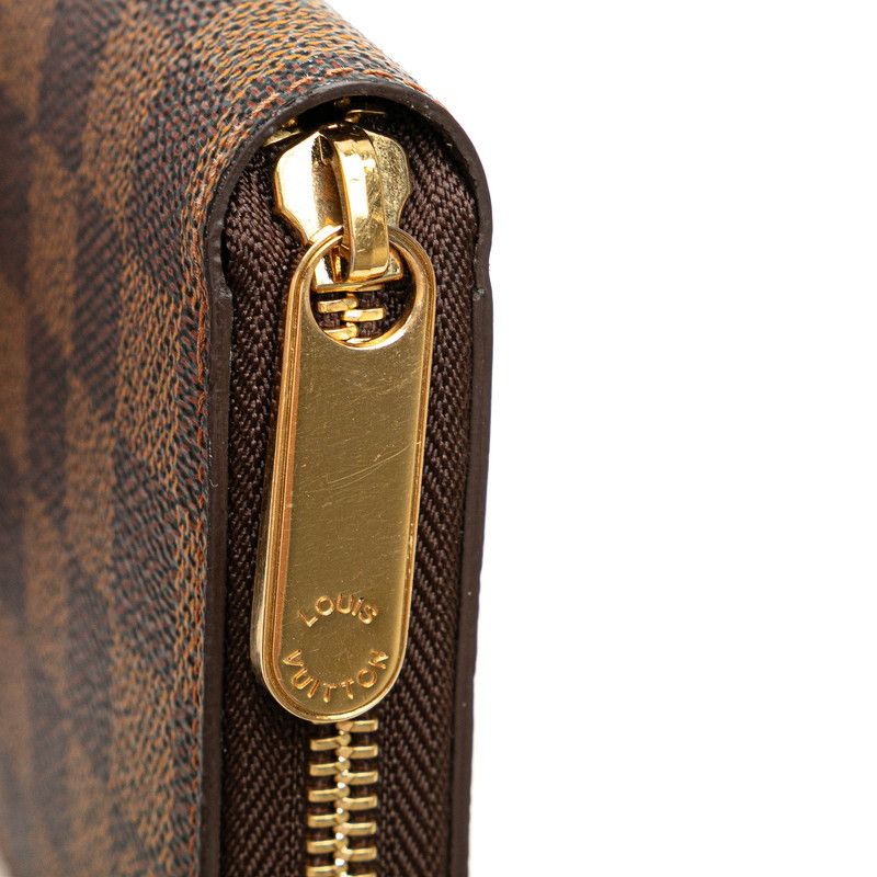 Louis Vuitton Louis Vuitton Louis Vuitton Damier Zippy Wallet N41661 Brown PVC Canvas Long Wallet N41661 in Very Good Condition Size ONE SIZE - 5 Thumbnail